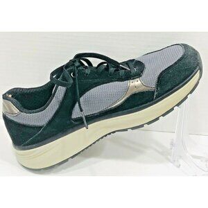 JOYA Ortholite Sneakers Shoes Women's 9.5 Swiss Ortho Silver Black Grandma‎